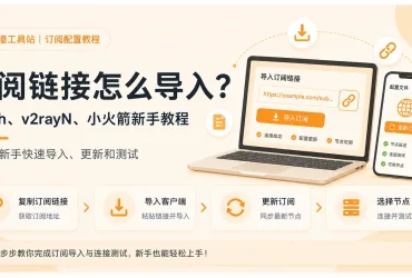 订阅链接怎么导入？2026 V2RayN、Clash、小火箭完整教程
