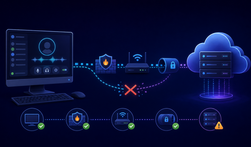Discord 一直 RTC Connecting / No Route？语音连接排查（2026）