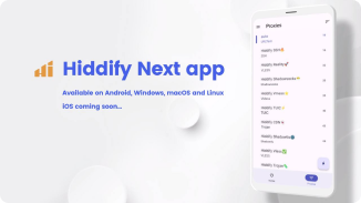 Hiddify Next App 官方客户端界面与手机预览