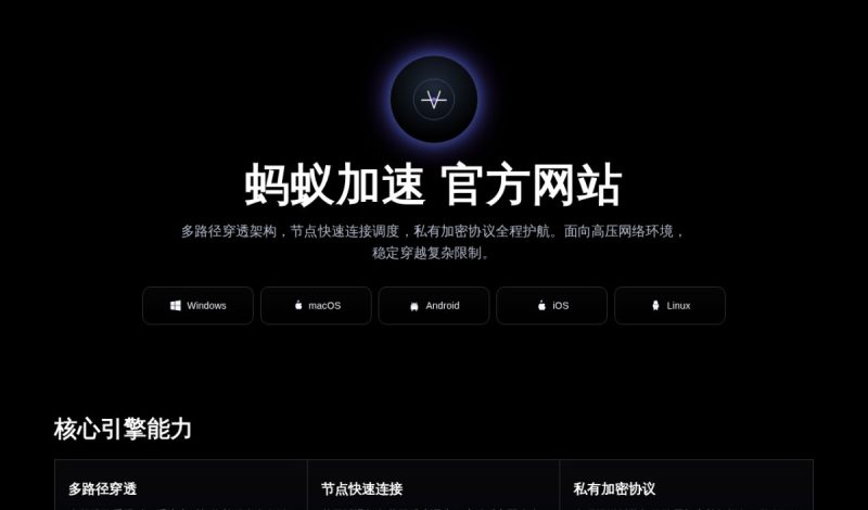 蚂蚁加速怎么样？多路径穿透、私有协议与客户端整理（2026）