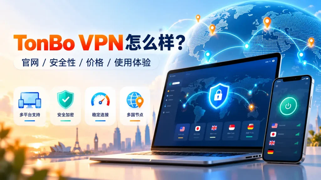 TonBo VPN怎么样？2026 通博VPN官网、安全性、价格及使用体验